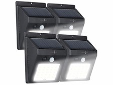 4 appliques murales solaires LED 100 lm WL-100.solar avec détecteur de mouvemen