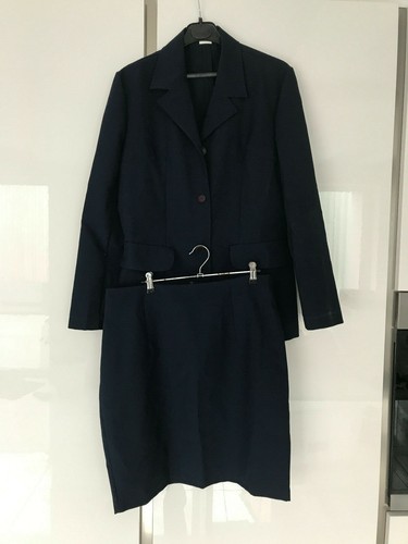 Sexy woman business blue suite - sexy,