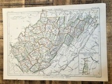 Carte Ancienne Colorée -