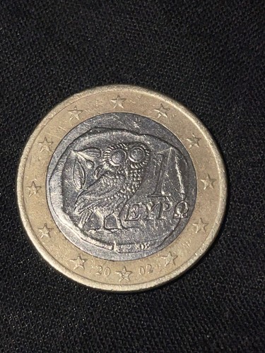 Pièce euro hibou 2002 - pièce,