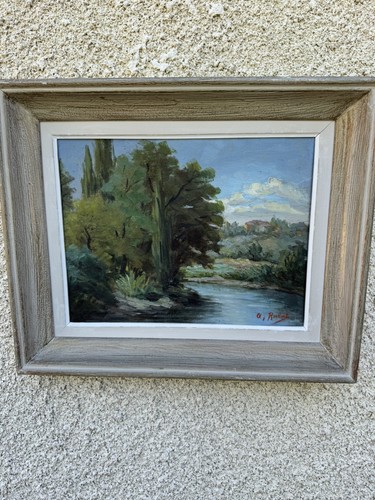 Tableau ancien huile - tableau, sur