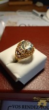 bague or 18 carats aigue