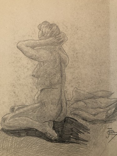 Ancien dessin crayon - dessin,