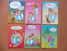 ANCIENNE CARTE POSTALE  SERIE ASTERIX  - ADMIRA 1987 - TBE -6 N° AU CHOIX