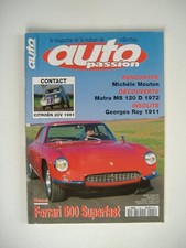 AUTO PASSION 105 FERRARI 500 SUPERFAST-MATRA MS 120 D-CITROËN 2CV A-GINETTA G 33