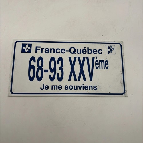 Plaque immatriculation québec - immatriculation,