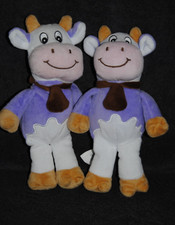 🍀Doudou Vache MILKA Mauve