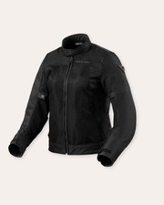 Blouson Moto Femme Rev' It Eclipse 2 Ladies Été Noir Ventilée Protections Revit