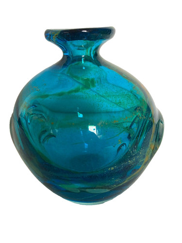 Vase boule pate - pate, verre