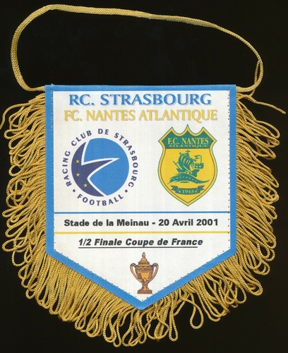 Fanion rc strabourg - cm, rc.strabourg