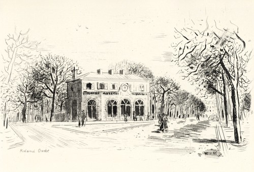 Roland oudot original gravure - oudot,