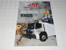 véhicule POLICE anti-émeute Israelien - brochure catalogue édition 2000 english
