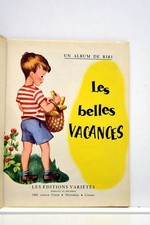 LIVRE ANCIEN VACANCES CONTE