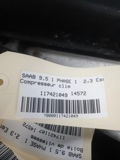 Compresseur clim SAAB 9.5 1