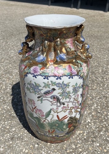 Grand vase chinois style