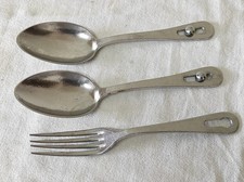 Couverts, 2 Cuillères + 1