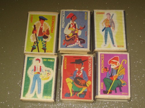 Lot boites allumettes - lot, 6