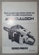 Notice tronçonneuse Mc