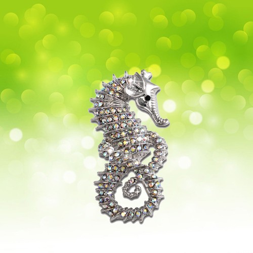 Délicat vintage hippocampe - vintage,