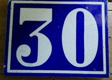 Ancienne grande plaque de