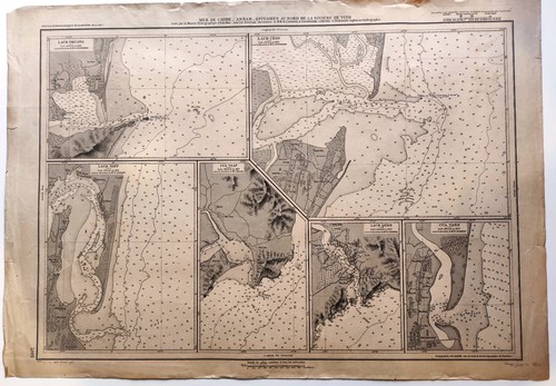 Rare carte marine ancienne - rare, mer