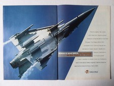 11/1997 PUB SNECMA M53 AIRCRAFT ENGINE DASSAULT MIRAGE 2000-5 DUBAI ORIGINAL AD