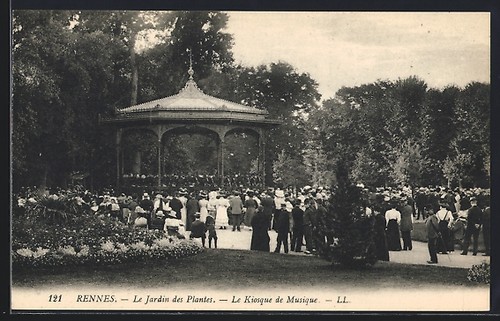 Cpa rennes jardin des - rennes,,