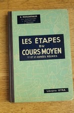 Les étapes du cour moyen - Maths - 1967- Livre Ancien De Collection