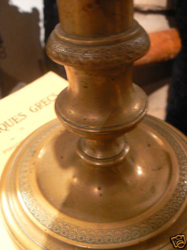 Ancien bougeoir cuivre - ancien,