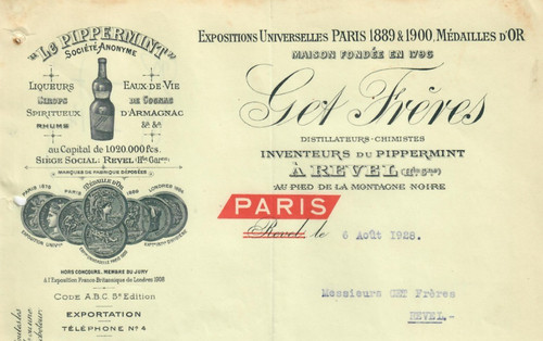 Lettre 1928 revel hte - 1928, (hte