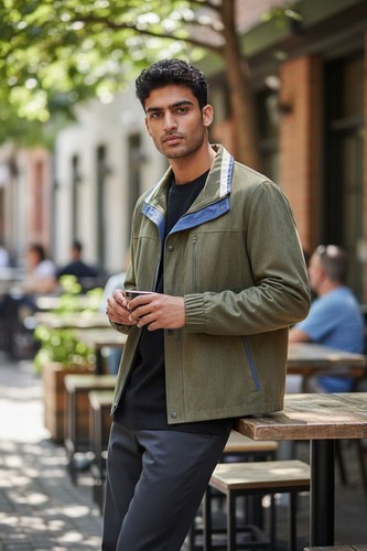 Veste homme imitation - , daim