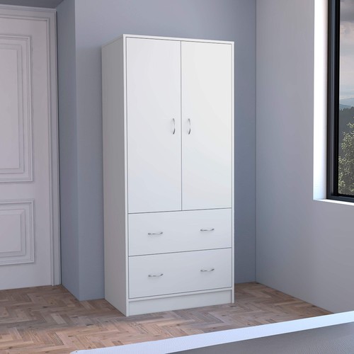 White armoire with - white,