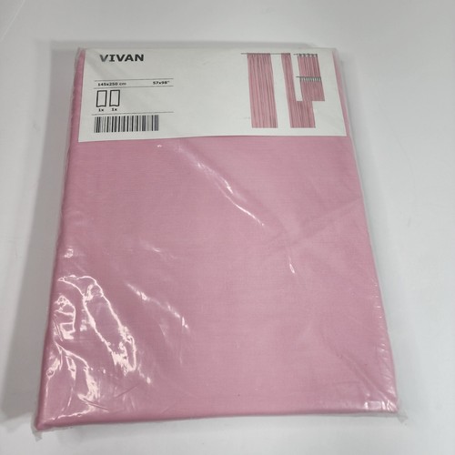 Vivan curtains pair pink - curtains, 1