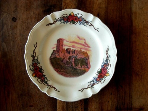 Assiette plate ancien - assiette,
