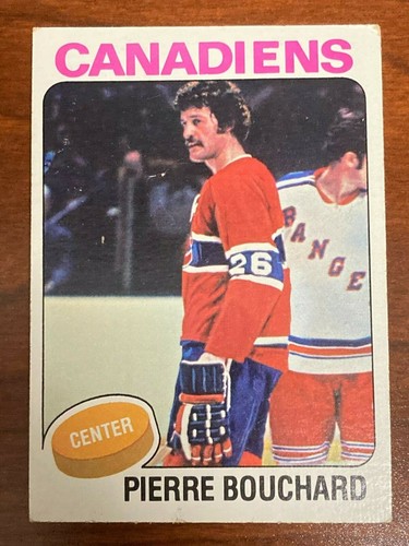 Pierre bouchard 1975 topps - pierre,