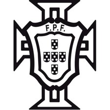 Autocollant Portugal FPF logo foot adhésif stickers couleur au choix