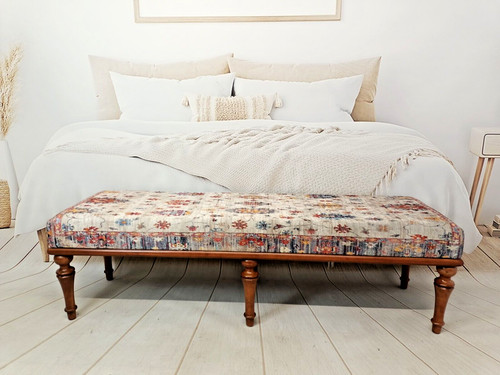 Upholstered ottoman bench - upholstered,