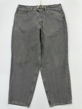 Jean denim gris super baggy - en,
