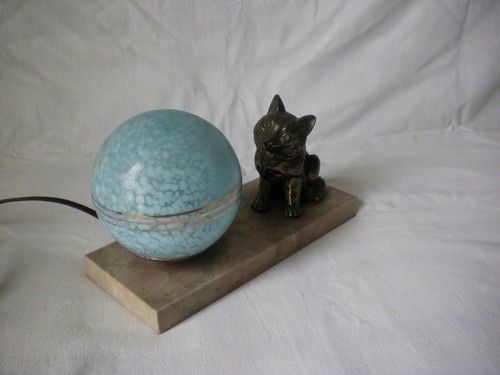 Lampe chevet art déco - lampe,
