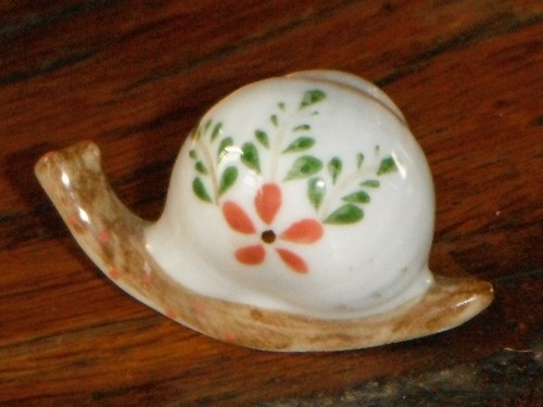 Escargot porcelaine - escargot,