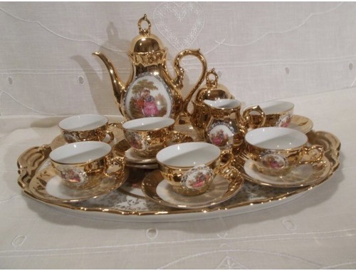 Service café porcelaine en - porcelaine,