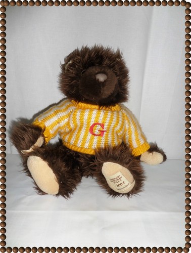 Peluche ours pull jaune - -,