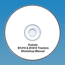Kubota B1410 & B1610 Tracteur