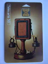 CARTE TELEPHONIQUE COLLECTION HISTORIQUE Téléphone d'Arsonval 1900 - 50 Unités