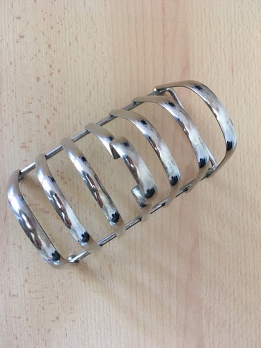 Vintage porte toasts argenté - vintage, porte-toasts