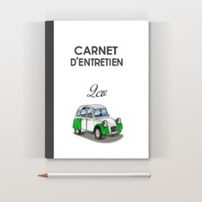 Carnet d'entretien 2cv Dolly