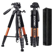 Trépied Zomei en aluminium léger pour appareil photo professionnel
