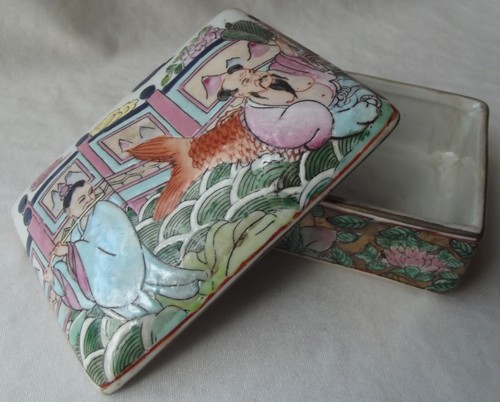 Vintage chinese hand decorated - vintage,