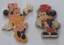 lot 2 pins disney mickey mini