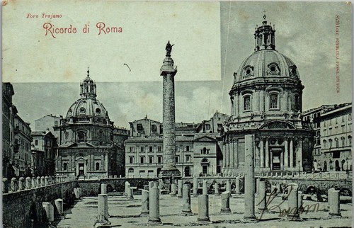Italie roma carte postale - roma,